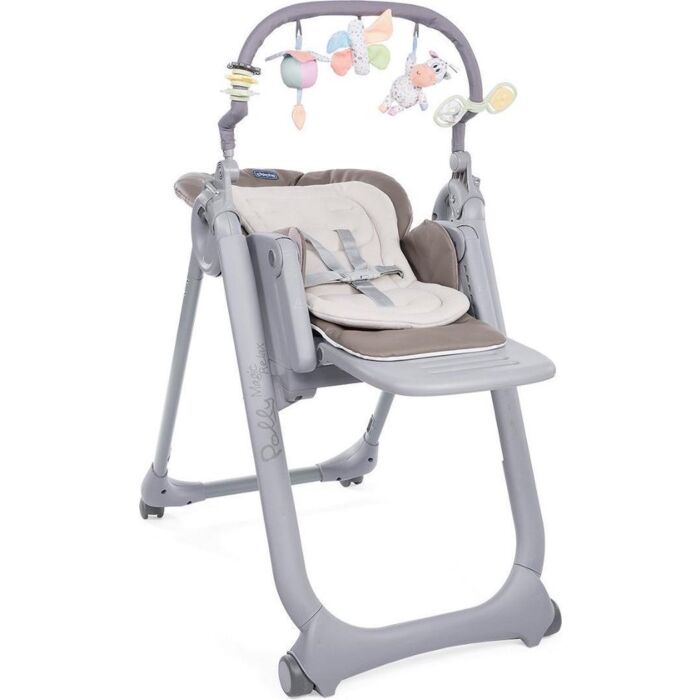 Chicco Eetstoel Polly Magic Relax Cocoa - Babyhuys