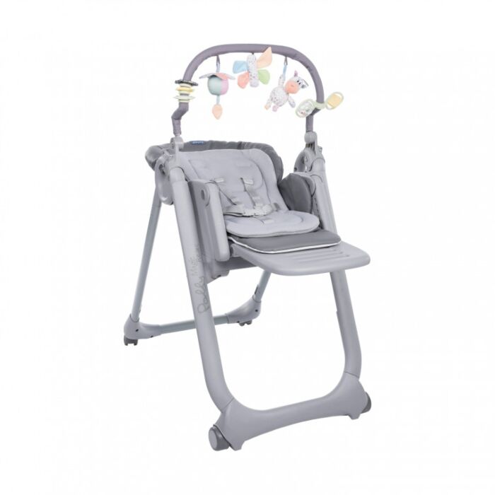 Chicco Eetstoel Polly Magic Relax Graphite | Babyhuys.com