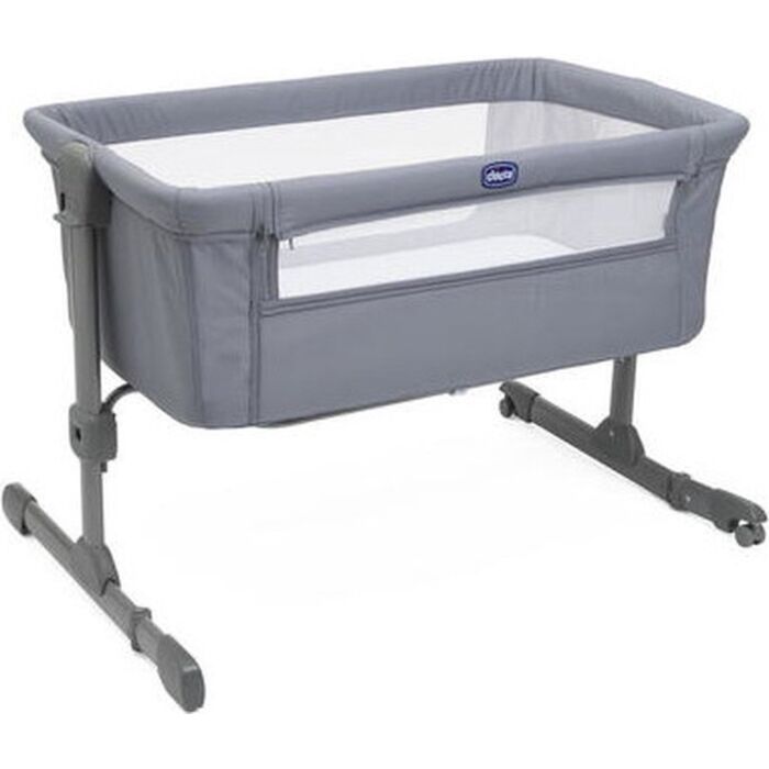 Chicco Wiegje Next2Me Essential Stone Grey | Babyhuys.com