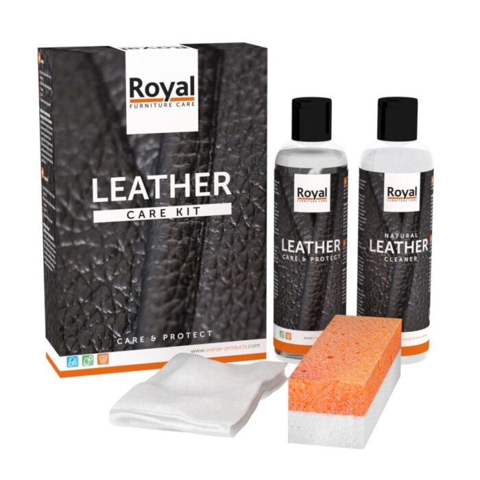 Oranje Furniture Care Leather Care Kit Maxi + Cleaner 2x250ml