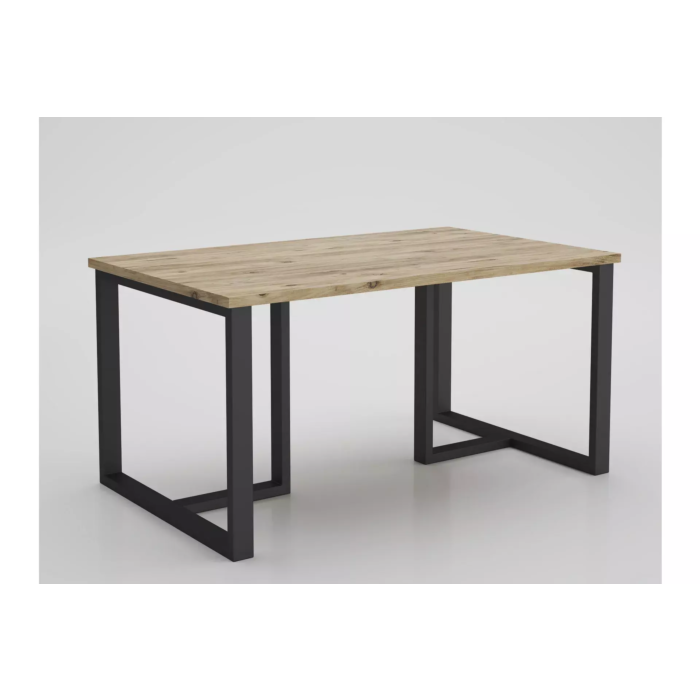 Hoppa! Ada Salontafel - 90x45x45 cm - Atlantic Pine / Black | Wohi.nl