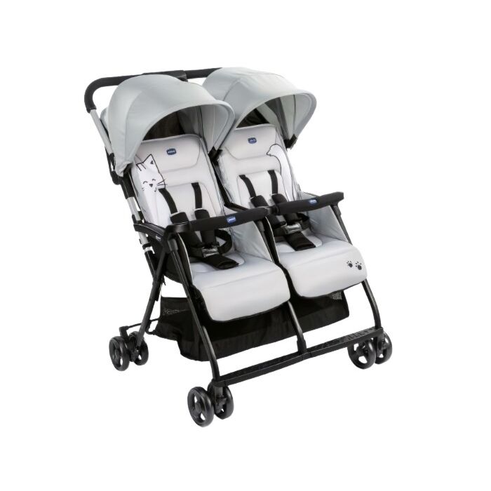 Chicco Ohlalà Twin Buggy - Silver Cat