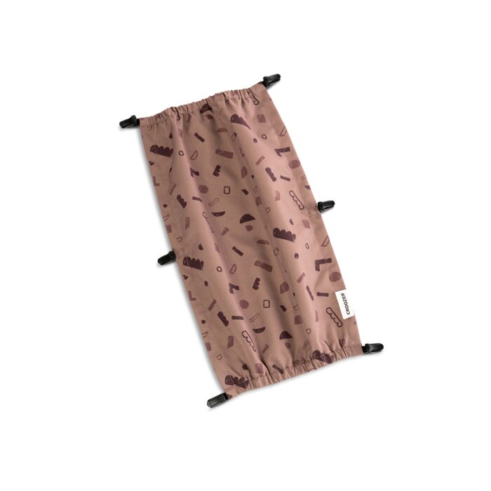 Croozer Zonnescherm Kid Vaaya 1 / Kid Keeke 1 Red met Motief | Vooraanzicht | Babyhuys