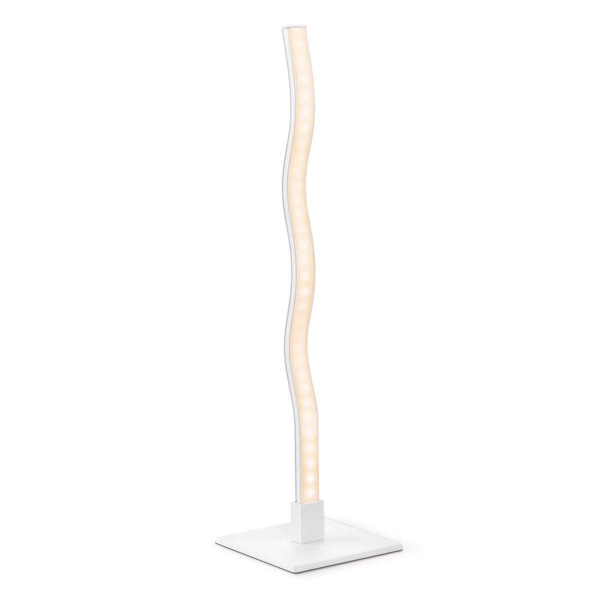 Home sweet home LED base tafellamp 38 cm hoog - wit - Wohi.nl