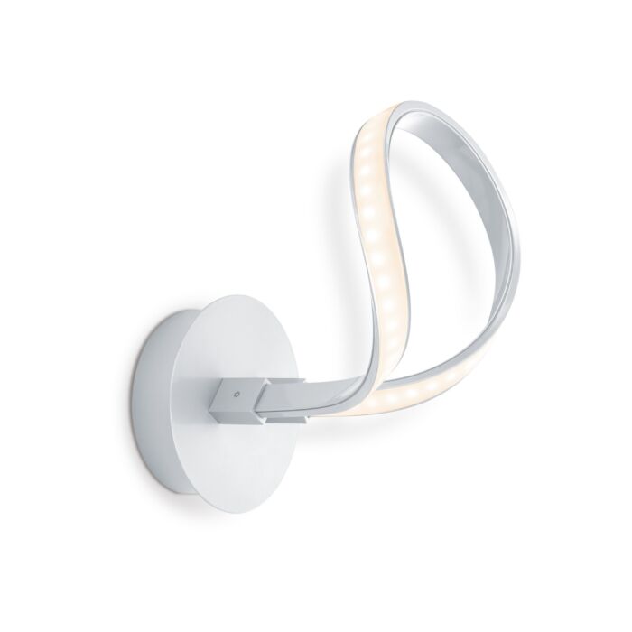 Home sweet home wandlamp LED String  17 cm - zilvergrijs - Wohi.nl