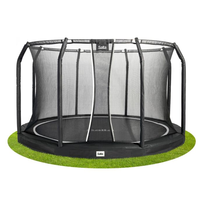 Salta Trampoline Premium Ground met Net - Black - 251 cm (5851A)